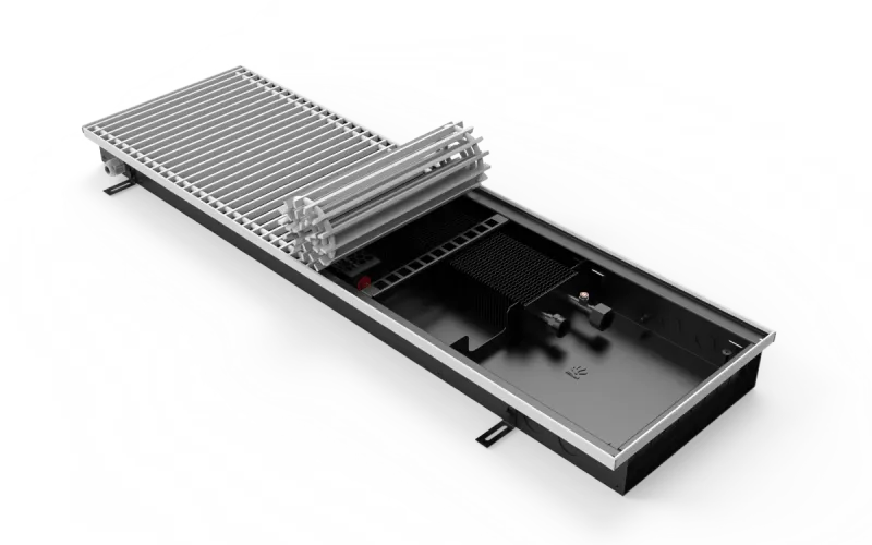 ВКВ.70.300.700.2ТГ.24. Конвектор Vitron с принудительной конвекцией 24В (глубина 70 мм, ширина 300 мм, длина 700 мм)