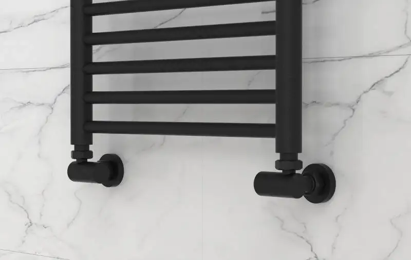 Вентиль 3D левый (под шестигранник) G 1/2" НР х G 3/4" НГ (Тёмный титан муар)