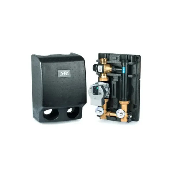 Группа быстрого монтажа THERMOMIX SR Rubinetterie 1" с насосом Wilo RS 25/6, подача слева