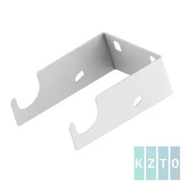 Кронштейн КР2Э 2-90 (вылет 90 мм): кронштейн, дюбели и шурупы — 3 шт.