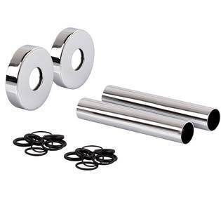 Комплект декоративных трубок SR Rubinetterie 160хD 18-20-1/2" цвет хром