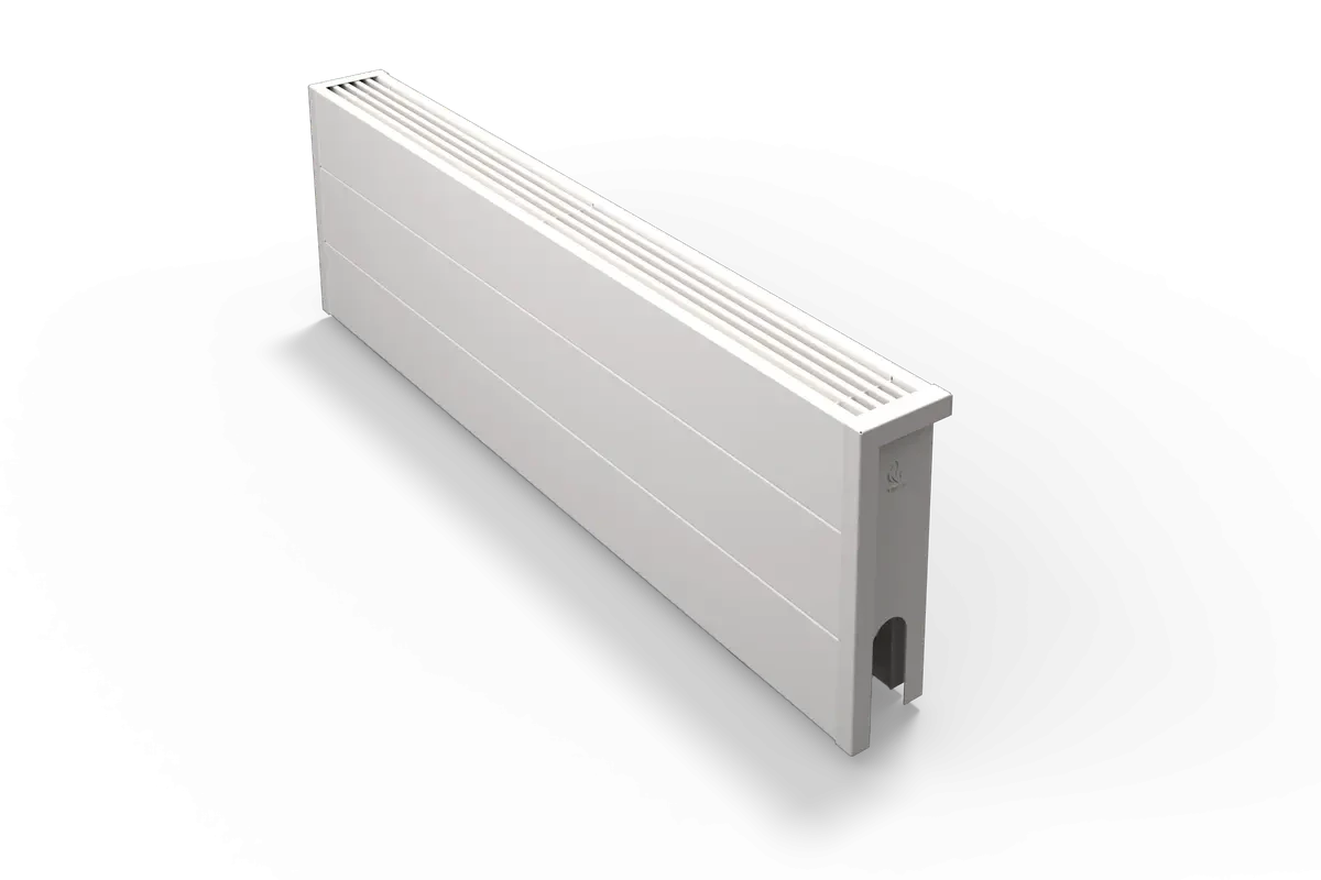 Конвектор Vitron настенный водяной ВКС.300.100.500.2ТВ.Б.RAL9016