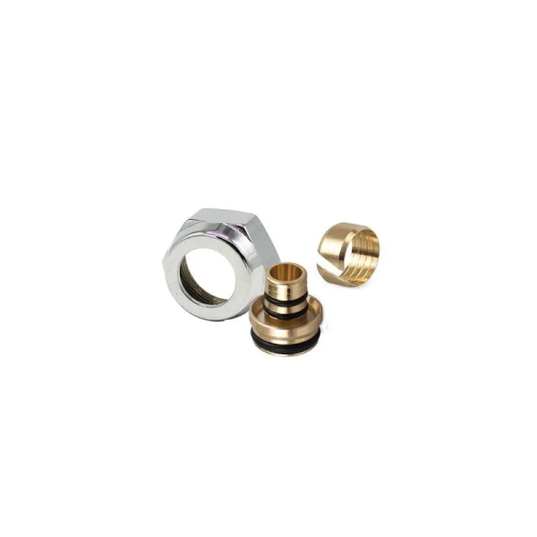 Резьбовое соединение SR Rubinetterie для многослойной трубы _15,5/16-20x3/4”E, цвет хром