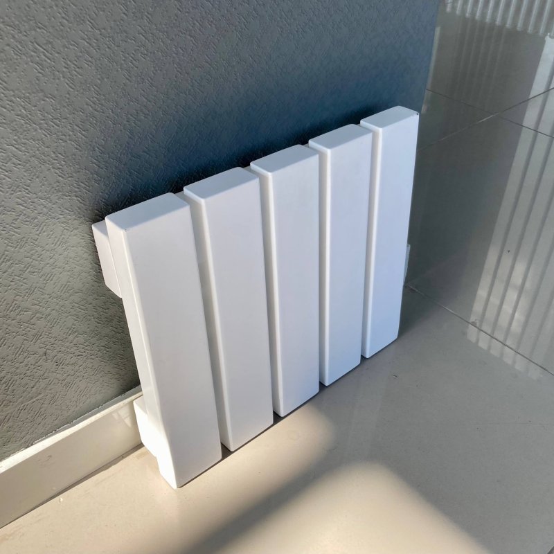 Радиатор WarmMet Flat V 60x30 300 -5 секций (белый матовый)