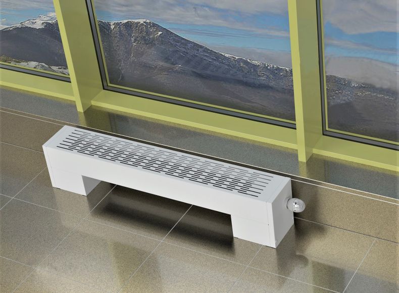 Напольный конвектор Helios Therm Alpha Floor (CAF) белый