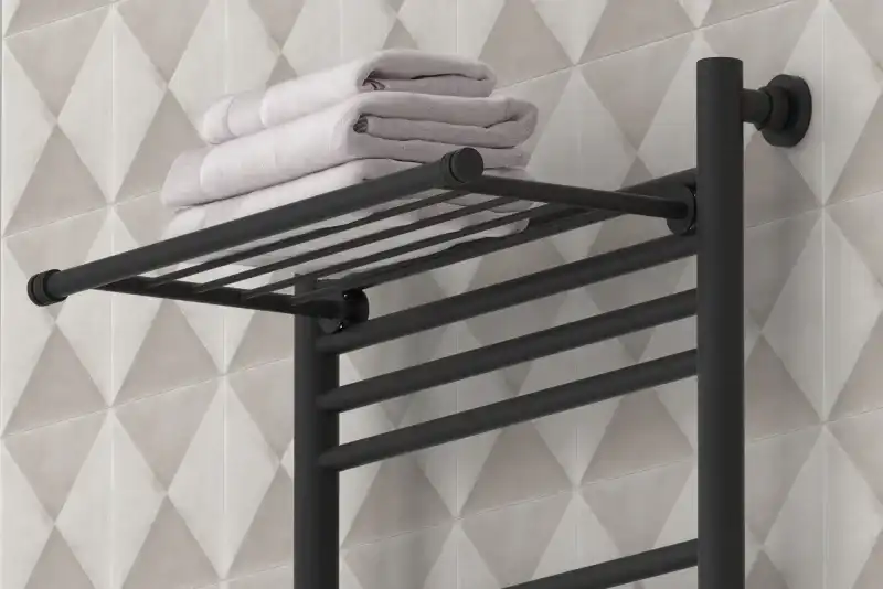 ПОЛКА прямая 4П (L - 370 мм) н/ж для "СУНЕРЖА" (МУАР Темный Титан (РЕ-64))