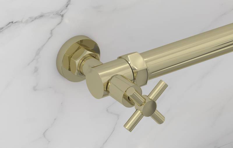 Вентиль Сунержа угловой крест (G 1" НР х G 3/4" НГ)