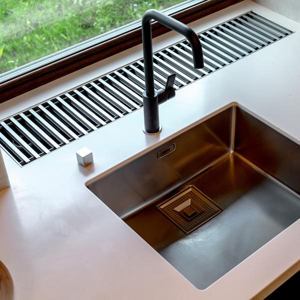 Конвектор внутрипольный КЗТО Бриз 200x80x800