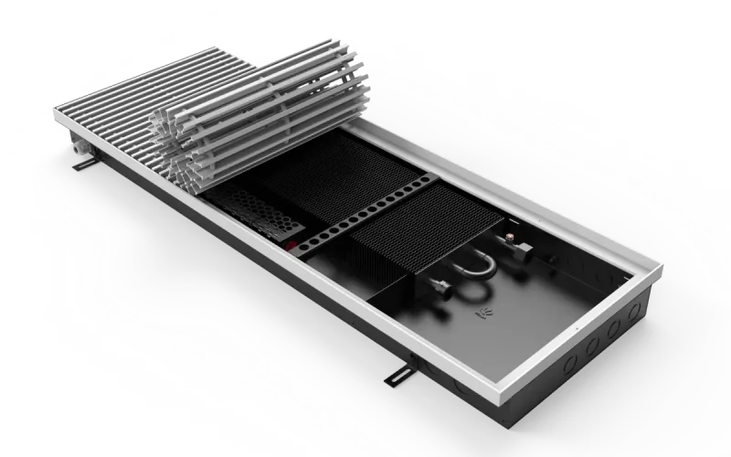 ВКВ.80.360.700.4ТГ.24. Конвектор Vitron с принудительной конвекцией 24В (глубина 80 мм, ширина 360 мм, длина 700 мм)